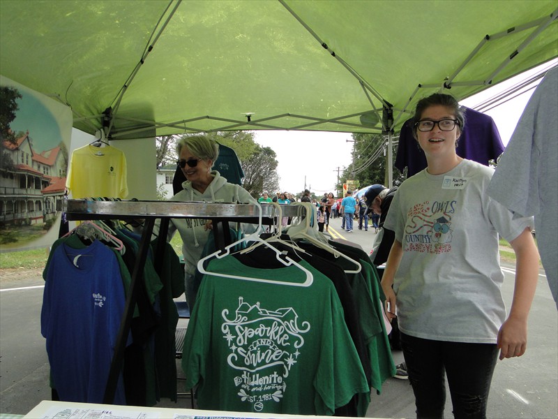 Hiddenite Center Information Booth