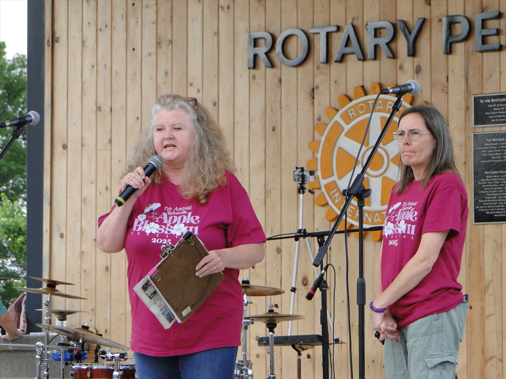 Gina Kay and Erin of The Taylorsville Apple Festival, Inc. extend a warm welcome!