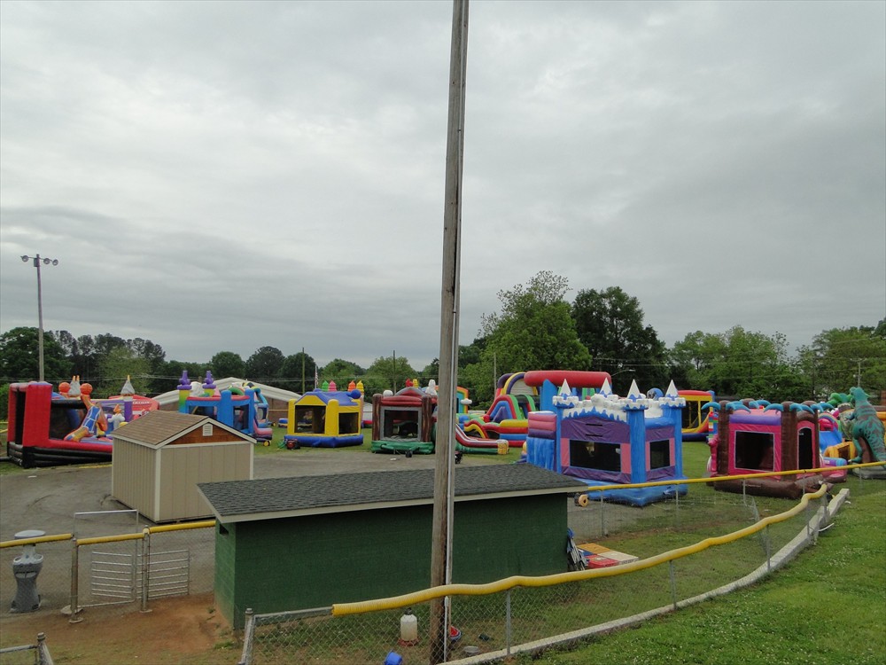Kid's Korner activities were setup in the Town Park behind Town Hall.