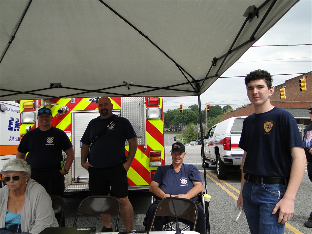 Taylorsville Central Alexander Fire Department booth.