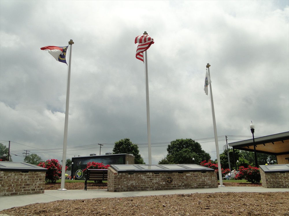 Flags are waving briskly and darker clouds are arriving...