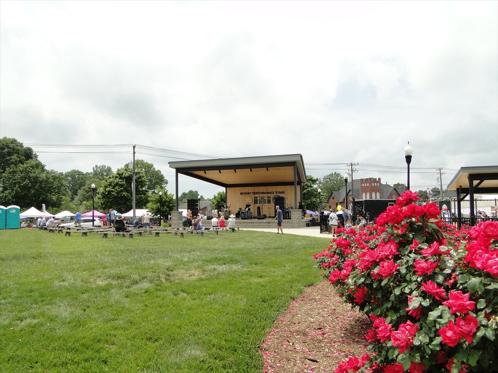 The Opening Ceremony was held at the Rotary Park Performance Stage.